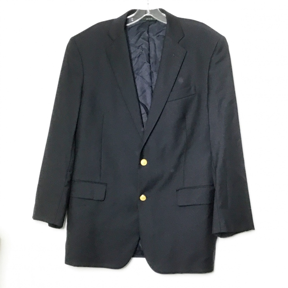 Brooks Brothers Suit Jacket 1818 42R Black Madison